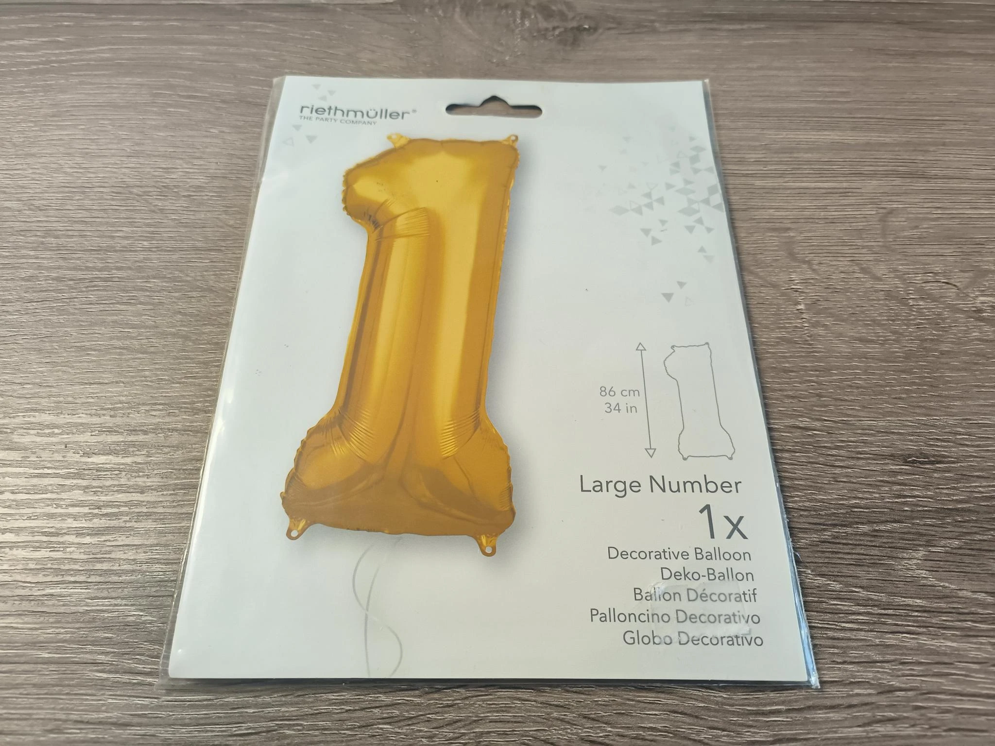 Gold XLarge number 1 Gold X-Large Number 1 Foil Balloon Roodepoort