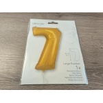 Gold X-Large Number 7 Foil Balloon Roodepoort