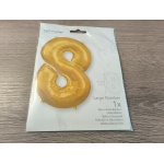Gold X-Large Number 8 Foil Balloon Roodepoort