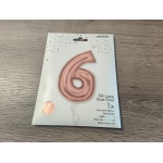 Rose Gold X-Large Number 6 Foil Balloon Roodepoort