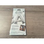 Silver Mini Letter A Helium Balloon