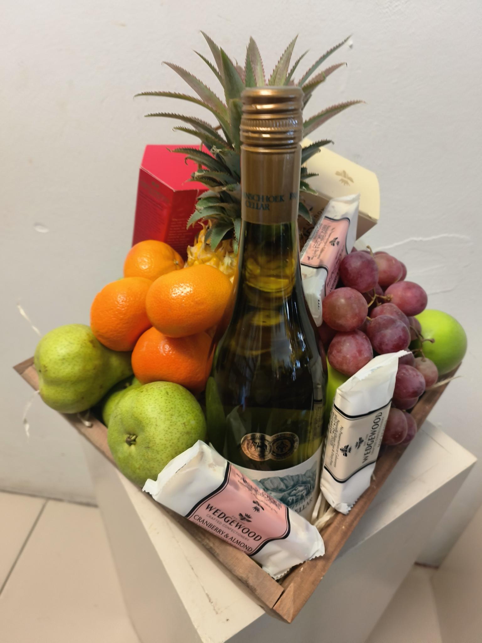Wine Fruit Snack Basket Wine Fruit Snack Basket